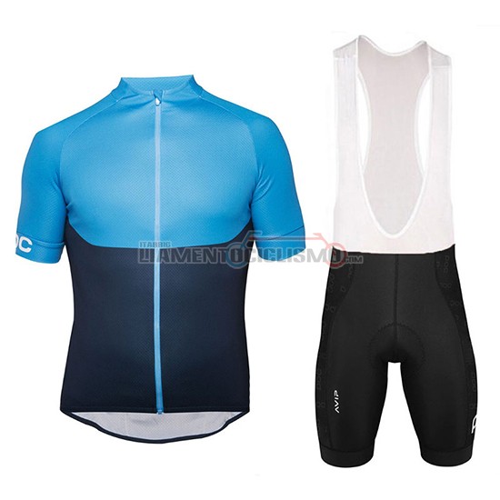 Abbigliamento Ciclismo Poc Essential Xc Manica Corta 2018 Blu e Nero